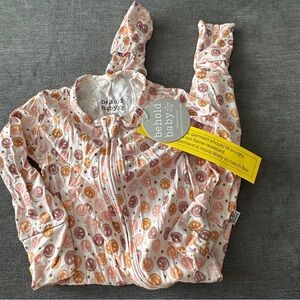 Behold Baby Pink Smiley Face bamboo Pajamas size 12/18